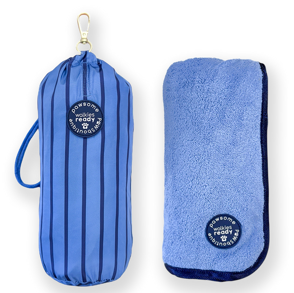 Microfibre Towel - Walkies Ready® Cornflower Blue