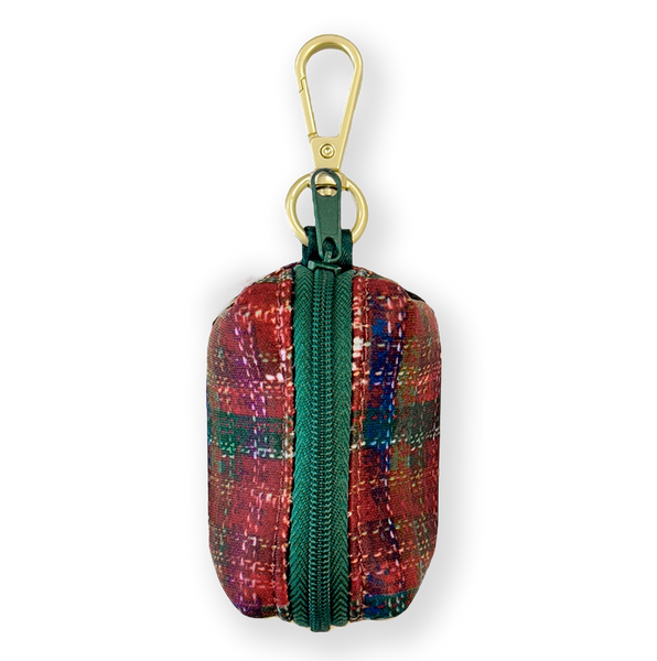 Poo Bag Holder - Yuletide Plaid