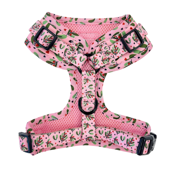 D-Ring Adjustable Harness - Mistletoe - Pink