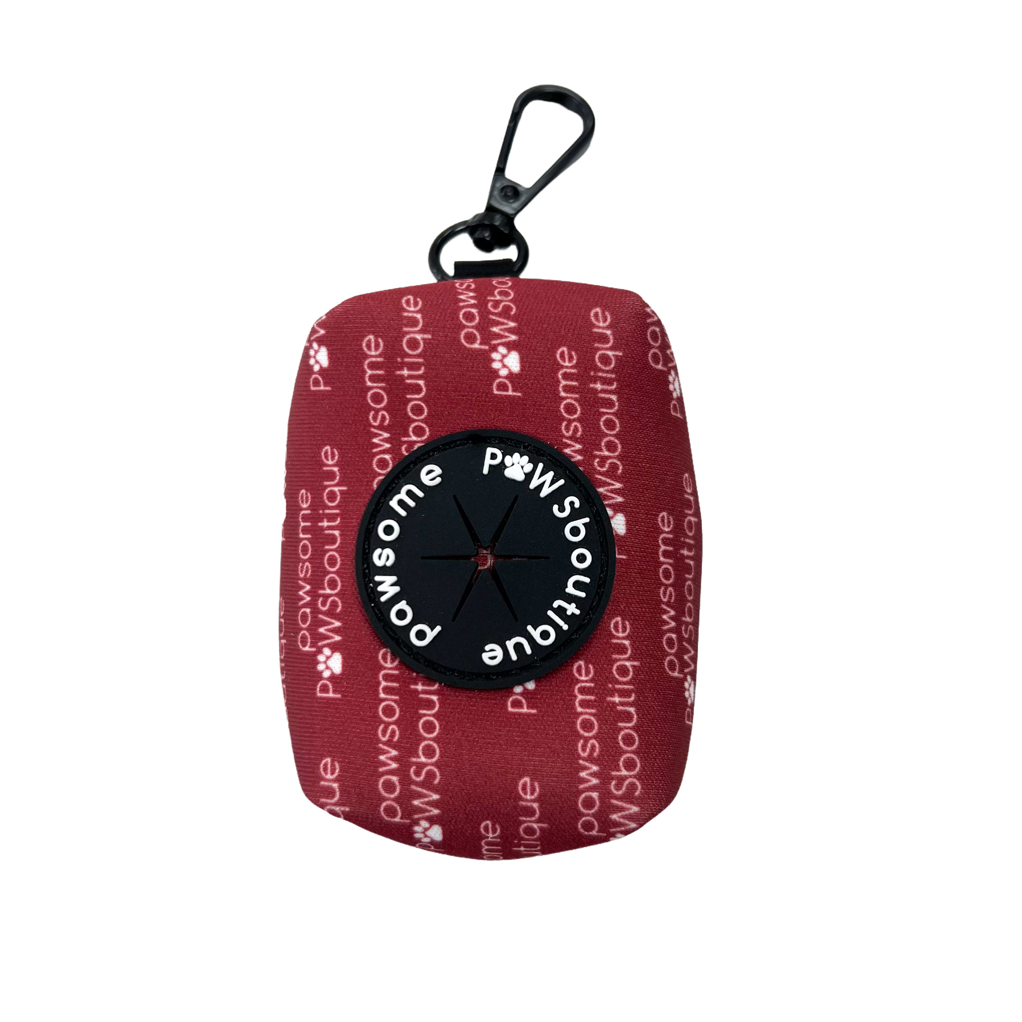 Essentials Poo Bag Holder - Wine Red