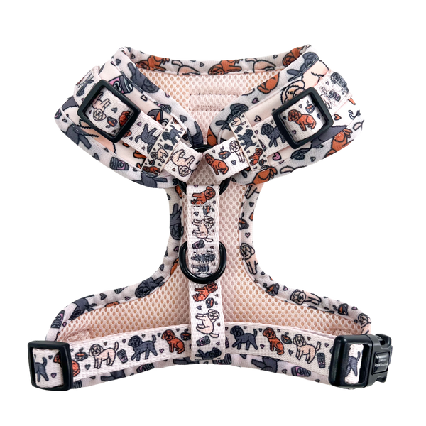 D-Ring Adjustable Harness - Doodle Dogs
