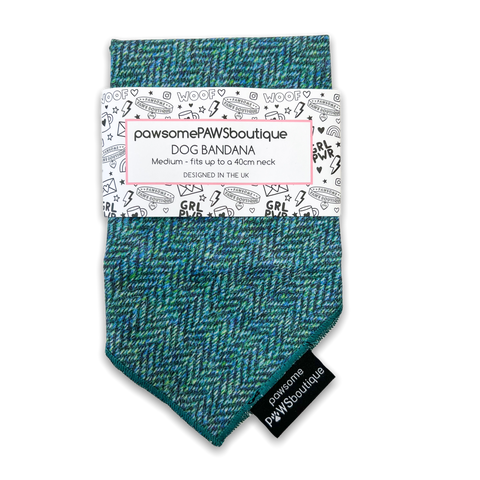 Tie on Bandana - Country Teal
