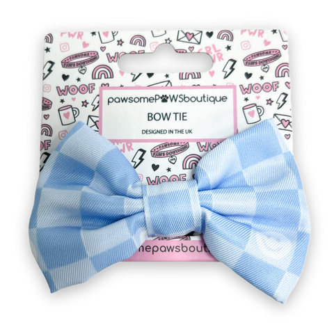 Retail Happy Trails Bow Tie - Smiley Check