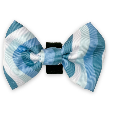 Bow Tie - Sea Blue Swirl